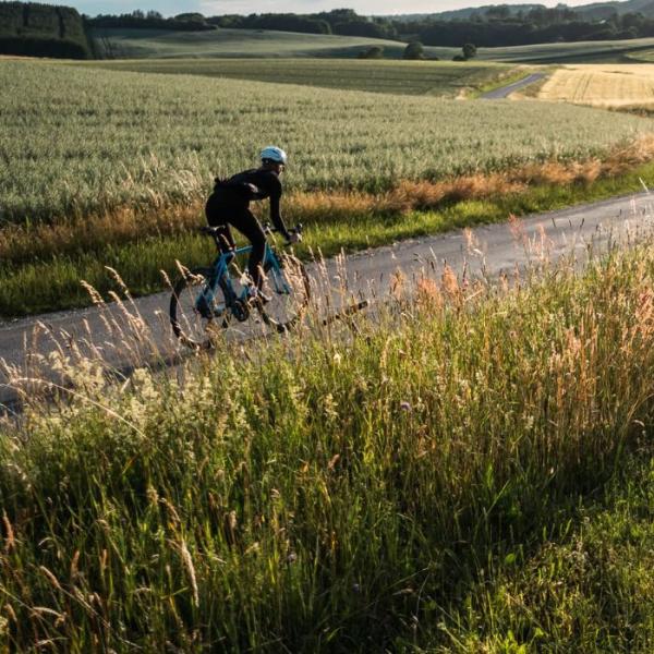 Cykeltur i naturen udenfor Vejle